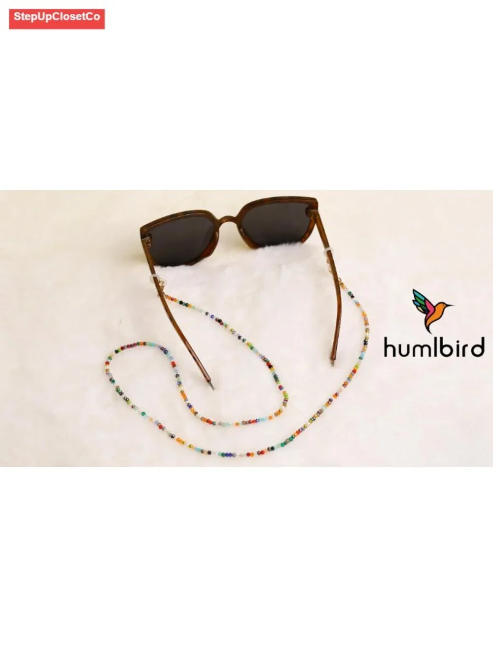 Eyeglass Chain Glasses Necklace Reading Glasses Lanyard with Silicone Loop,